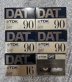 Da-r16 Tdk 020356213206 4 Dat Da-r 90 Digital Audio Tape And 1 New