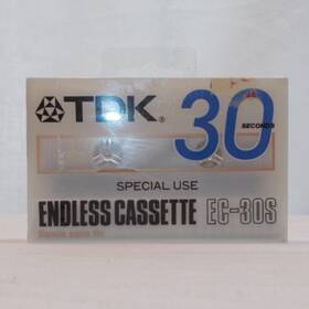 Ec-30s Tdk 020356219406 Endless Cassette Ec-30s- 30 Seconds Blank Tape New Sealed