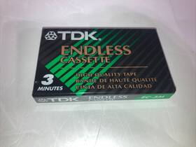 Ec-3m Tdk 020356219604 Endless Cassette 3 Minute Vs I Blank Tape 1 Sealed
