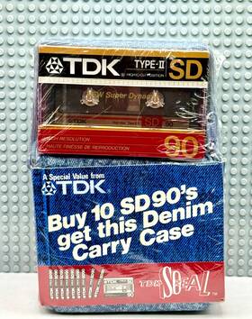 Tdk 020356223700 Sd 90 1987 Usa Type I Box Of 8 Tapes Sealed