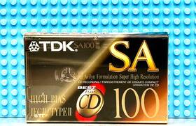 Tdk 020356228101 Sa 100 Vs. Vii Type Ii Blank Cassette Tape 1 Sealed