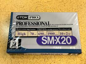 Sm-x20 Tdk 020356275501 Pro Type Ii Blank Cassette Tape New Sealed