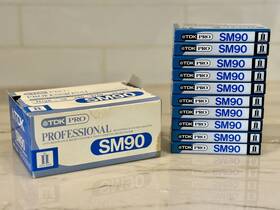 Sm90 Tdk 020356275709 Lot 10 Pro Sm 90 Professional Audio Cassette Tape Type Ii New Sealed Rare