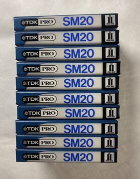 Tdk 020356277802 Pro Sm 20 Type Ii Blank Sealed Cassette Tapes Box Of 10 New