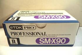 Sm-x90 Tdk 020356278502 Pro Professional Type Ii High Bias Blank Cassette Tape 10-pack Sealed