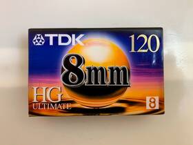 Tdk 020356320300 1 Hg Ultimate Cassette Tape 8 Mm 120 Blank Media - Factory Sealed