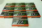 Tdk 10 D90 Brand New Sealed Blank Cassettes High Output Type 1 Normal Position 017153100211