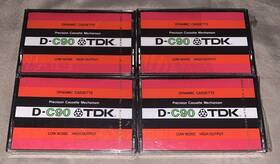 19731977 Tdk Lot Of 4 D-c90 Cassette Tapes -1973-1977 New Sealed Normal Bias