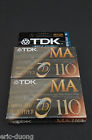 Tdk 2 New Sealed Ma Blank Cassettes Type Iv Metal Alloy 110 Minutes 020356229504