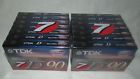 Tdk 2 Two New Sealed 7 Pack D90 High Output Blank Audio Cassette Tapes 020356506766