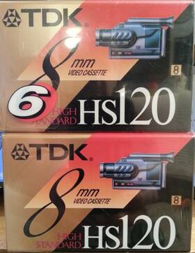 214769 Tdk Six 120 Minute High Durability Blank Video Cassette Tapes For Reliable Use