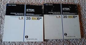35-180bm Tdk 2 Lx 35-180 Bm 10 1/2 Inch Nab Hub Metal Reel To Professional Audio Tapes