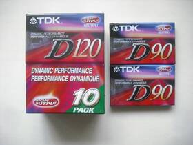 D120 Tdk 564363293604 Lot Of 10 2 D90 Iec 1/type 1 High Output Blank Cassette Tape New Seal