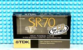 Tdk 902030006860 Sr 70 Type Ii Blank Cassette Tape 1 Sealed