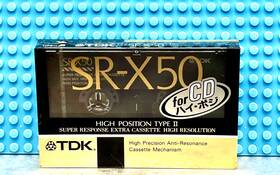 Tdk 902030010010 Sr-x 50 Type Ii Blank Cassette Tape 1 Sealed