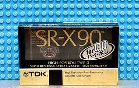 Tdk 902030010058 Sr-x 90 Type Ii Blank Cassette Tape 1 Sealed