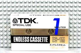 Ec-1m Tdk 902030013158 Endless Cassette 1 Minute Vs Vi Blank Tape Sealed