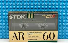 Tdk 902030013578 Ar 60 1990 Japan Type I Blank Cassette Tape 1 Sealed