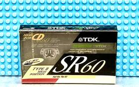 Tdk 902030013820 Sr 60 Vs. Ii Blank Cassette Tape 1 Sealed