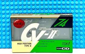 Tdk 902030014698 Cv Ii 74 Type Blank Cassette Tape 1 Sealed
