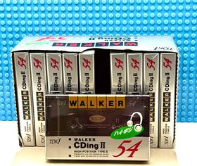 Tdk 902030015190 Cding Ii Walker 54 1992 Type Box Of 10 Cassette Tapes Sealed