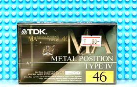 Tdk 902030016067 Ma 46 Type Iv 1992 Blank Cassette Tape 1 Sealed