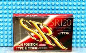 Tdk 902030017644 Sr 120 Vs. Iv Type Ii Blank Cassette Tape 1 Sealed