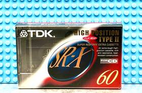 Tdk 902030017897 Sr-x 60 Vs. Iii Type Ii Blank Cassette Tape 1 Sealed