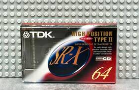 Tdk 902030017903 Sr-x 64 Vs. Ii Type Blank Cassette Tape 1 Sealed