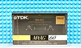 Tdk 902030020163 Ma-xg 60 Type Iv Blank Cassette Tape 1 Sealed