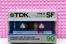 Tdk 902030020439 Sf 60 1986 Usa Type Ii Blank Cassette Tape 1 Sealed