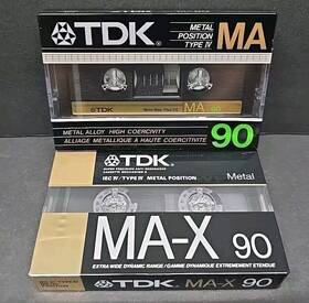 Tdk 902030022518 Ma-x 90 Ma Cassette Tapes Metal Position Type Iv Alloy New Sealed