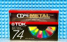 Tdk 902030023379 Cding Metal 74 Vs I Type Iv Cassette Tape 1 Sealed