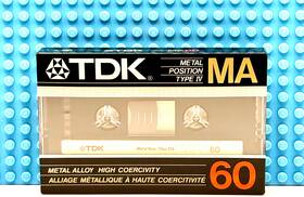 Tdk 902030025083 Ma 60 Type Iv 1985 Usa Europe Blank Cassette Tape 1 Sealed