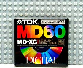 Tdk 902030051310 Md Mdxg 60 Blank Mini Disc 1 Sealed