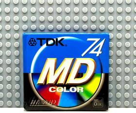 Tdk 902030052331 Md Color Blue 74 Blank Mini Disc 1 Sealed