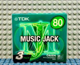 Tdk 902030058203 Md Music Jack Mj 74 3 Pack Blank Mini Discs Sealed