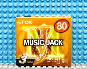 Tdk 902030058227 Md Music Jack Mj 74 3 Pack Blank Mini Discs Sealed