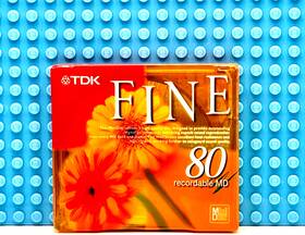 Tdk 902030058869 Md Fine Orange 80 Blank Mini Disc 1 Sealed