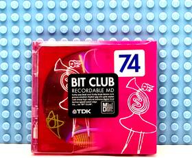 Tdk 902030059668 Md Bit Club Red 74 Blank Mini Disc 1 Sealed