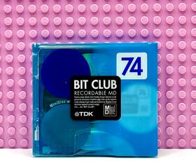 Tdk 902030059699 Md Bit Club Blue 74 Blank Mini Disc 1 Sealed