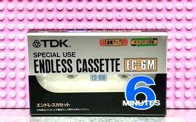 Ec-6m Tdk 902030070502 Endless Cassette 6 Minute Vs Iii Blank Tape 1 Sealed