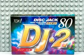 Tdk 902030115074 Dj-2 Disc Jack 80 Type Ii Blank Cassette Tape 1 Sealed