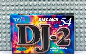 Tdk 902030118488 Dj-2 Disc Jack 54 Type Ii Vs. Blank Cassette Tape 1 Sealed