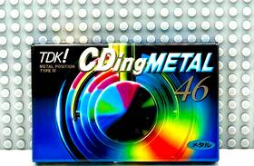 Tdk 902030200909 Cding Metal 46 1997 Japan Blank Cassette Tape 1 Sealed
