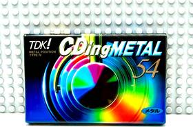 Tdk 902030200923 Cding Metal 54 1997 Japan Blank Cassette Tape 1 Sealed