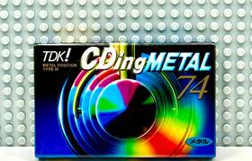 Tdk 902030200961 Cding Metal 74 1997 Japan Blank Cassette Tape 1 Sealed