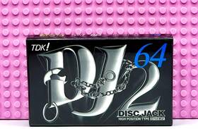Tdk 902030202293 Dj-2 64 Disc Jack Type Ii Vs V Blank Cassette Tape 1 Sealed