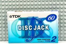Tdk 902030208721 Dj Disk Jack 60 Type Ii Cassette Tape 1 Sealed