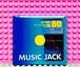 Tdk 902030309015 Md Music Jack Blue 80 Blank Mini Disc 1 Sealed